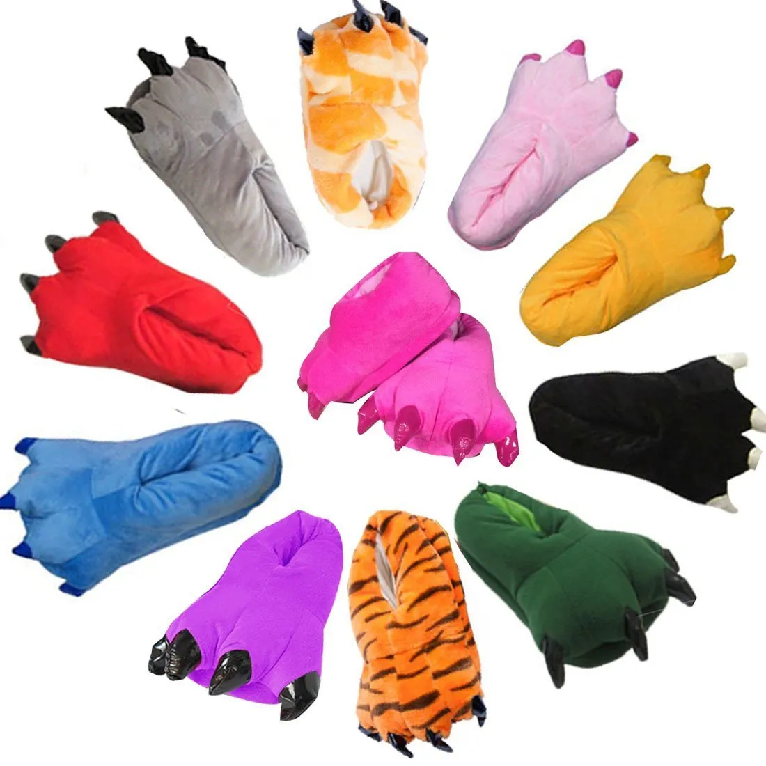 10 color style Animal onesie Kigurumi slippers shoes