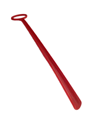 10 Seconds ®  Proline Longhorn Shoe Horn (Made in Italy) | Red - 24"