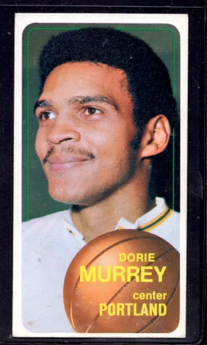 1970-71 Topps #94 Dorie Murrey Portland Trail Blazers Basketball Cards