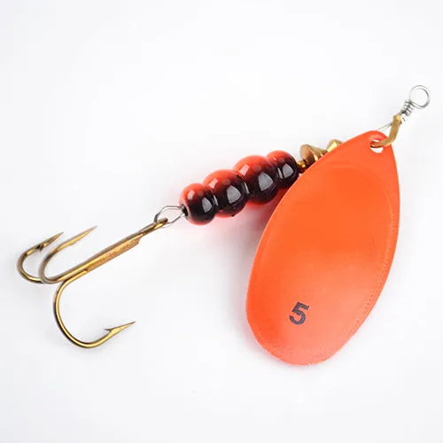 1PC 4 Color Size0-Size5 Fishing Hard Lure Bait Leurre Peche Mepps Spoon Fishing Tackle Vissen Pesca Acesorios