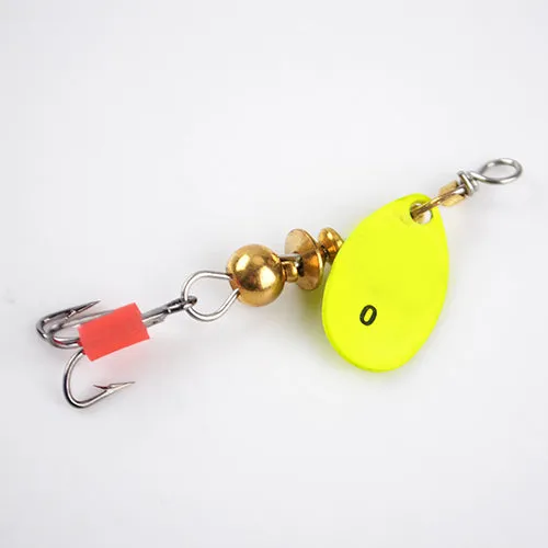 1PC 4 Color Size0-Size5 Fishing Hard Lure Bait Leurre Peche Mepps Spoon Fishing Tackle Vissen Pesca Acesorios