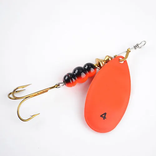 1PC 4 Color Size0-Size5 Fishing Hard Lure Bait Leurre Peche Mepps Spoon Fishing Tackle Vissen Pesca Acesorios