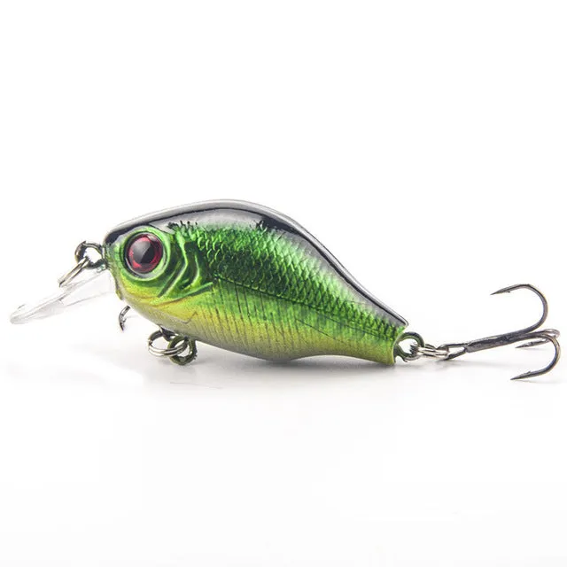 1PCS Crank Fishing lure PescaHard Bait Iscas Artificiai 5.5cm 9g  Floating Wobbler swimbait Crankbaits Fishing accessories WQ76