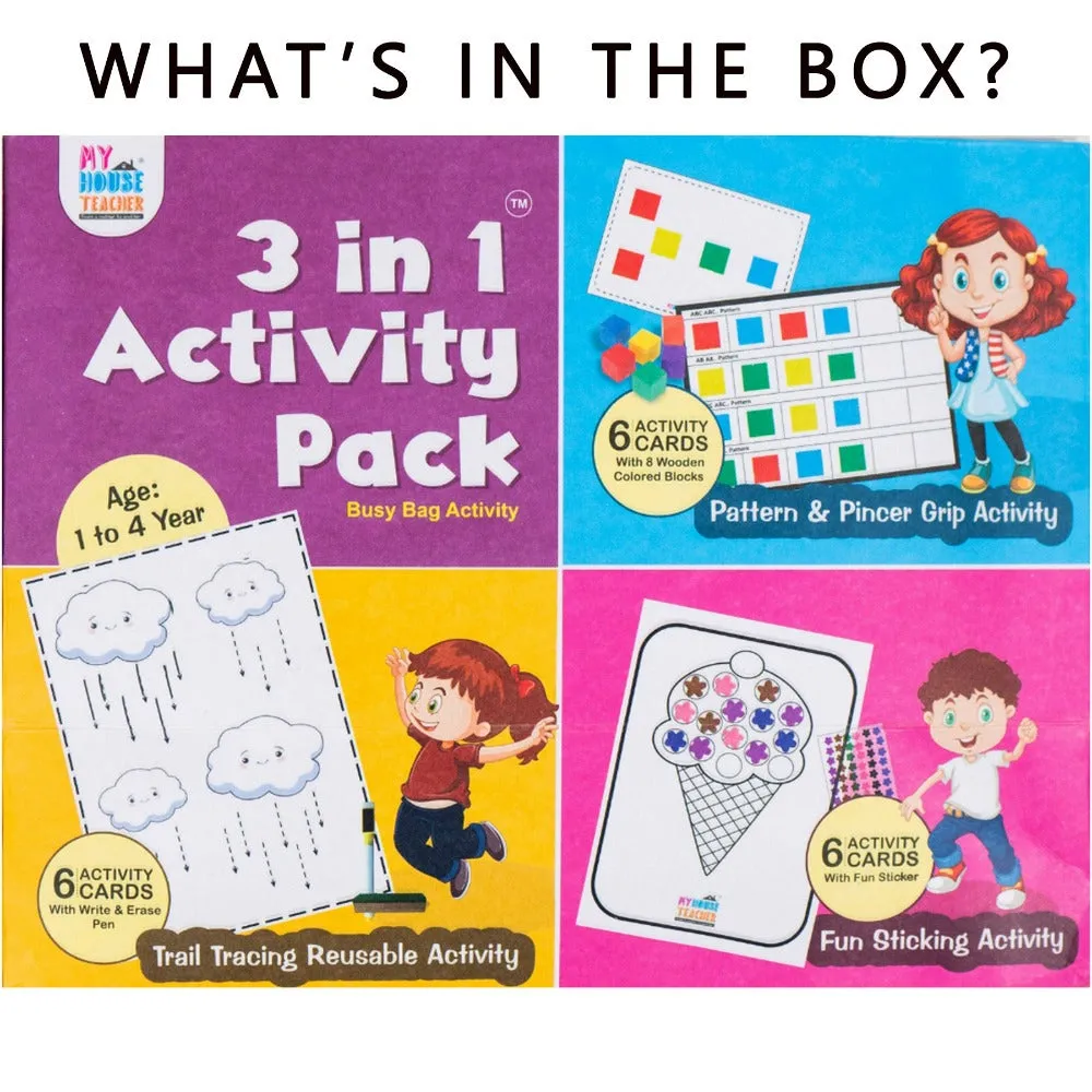 3 in 1 Activity Bundle Set 1 for babies and toddlers