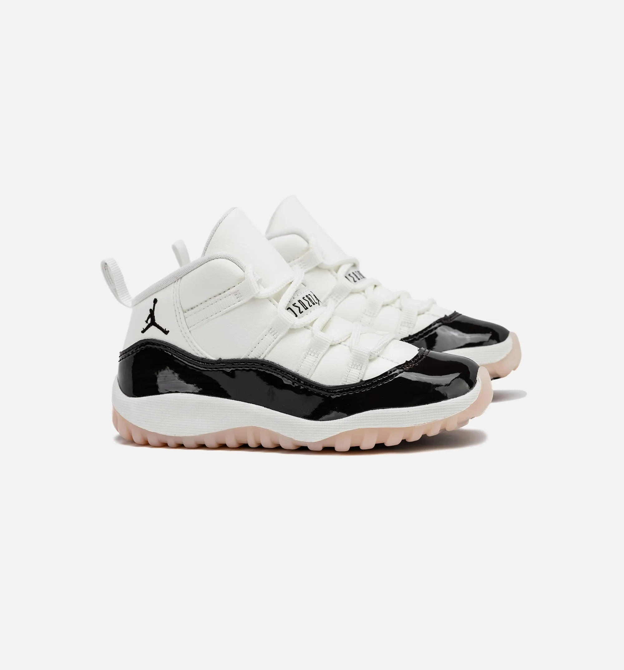 Air Jordan 11 Retro Neapolitan Infant Toddler Lifestyle Shoe - Sail/Velvet Brown