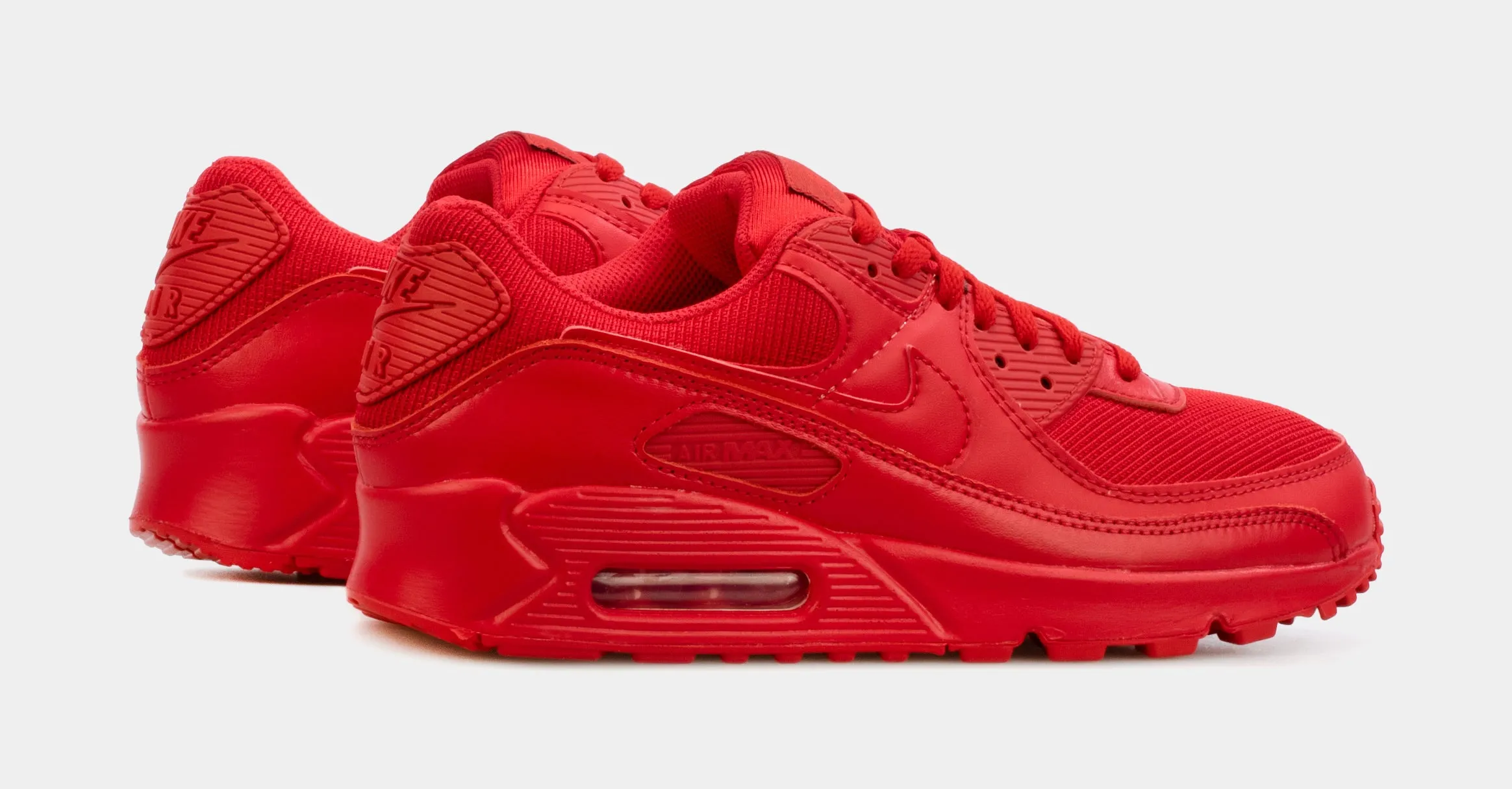 Air Max 90 Mens Running Shoes (Red)