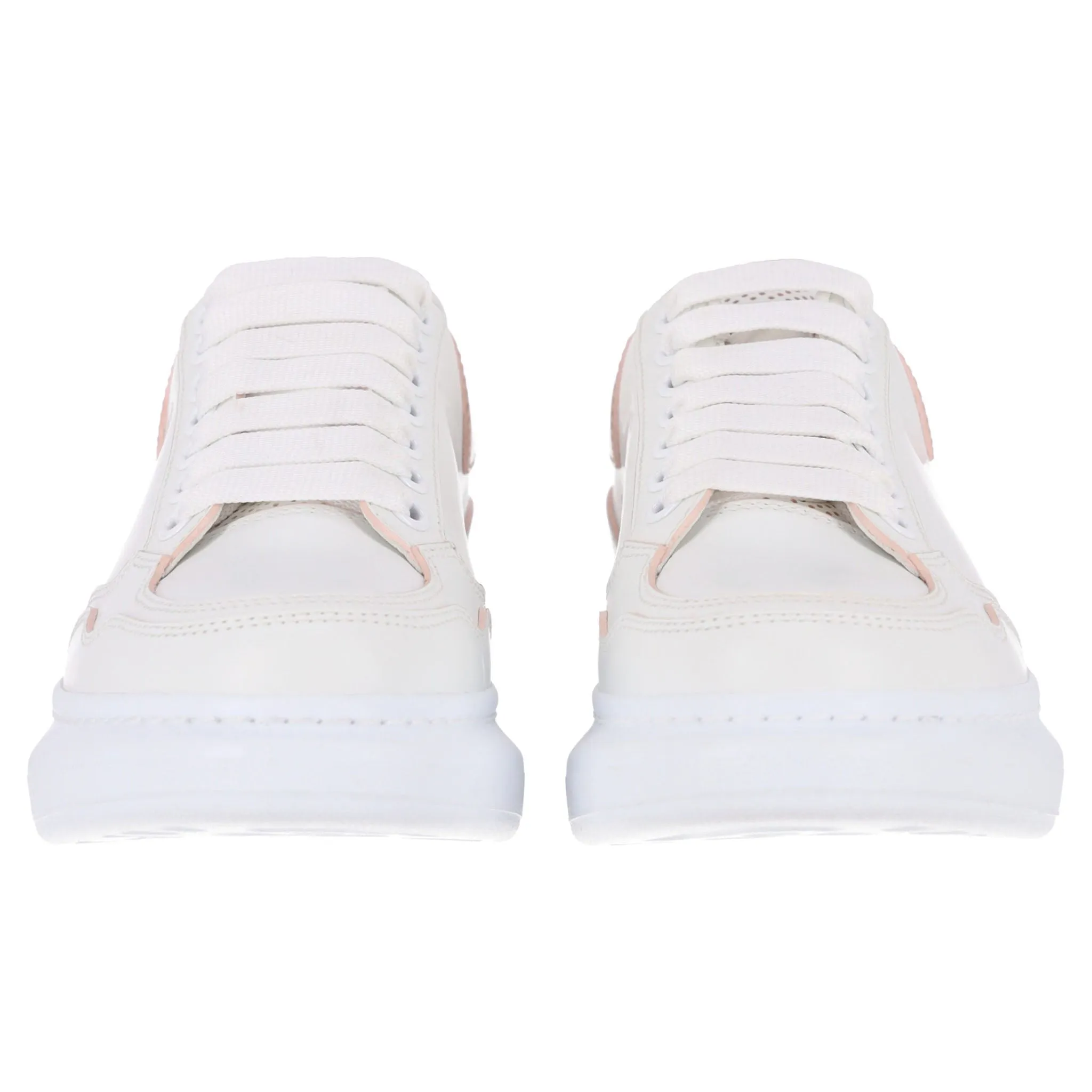 Alexander McQueen Oversized Low-Top Leather Sneakers. Size 39