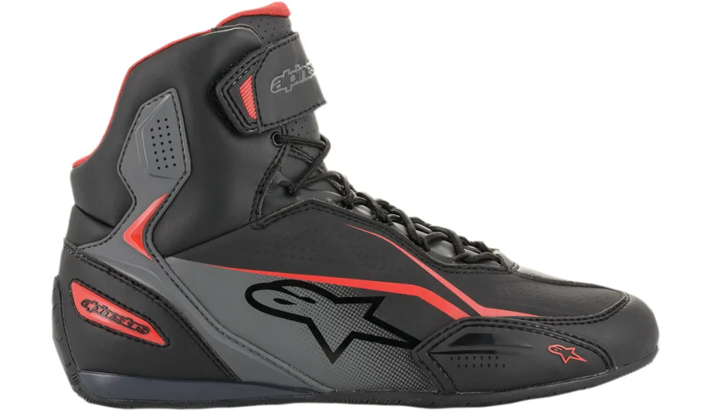 ALPINESTARS Faster-3 Shoes - Black/Gray/Red