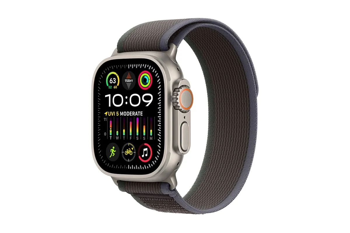 Apple Watch Ultra 2 | 49mm |Titanium Black/Black Trail Loop