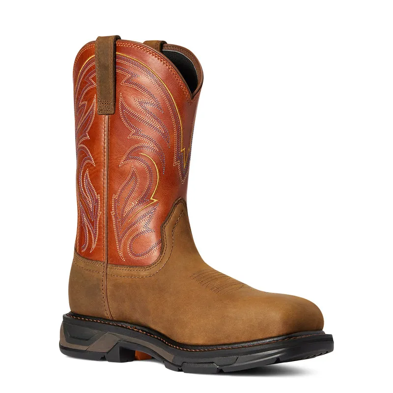 'Ariat' Men's 11" Workhog XT Cottonwood EH Carbon Toe - Dark Earth