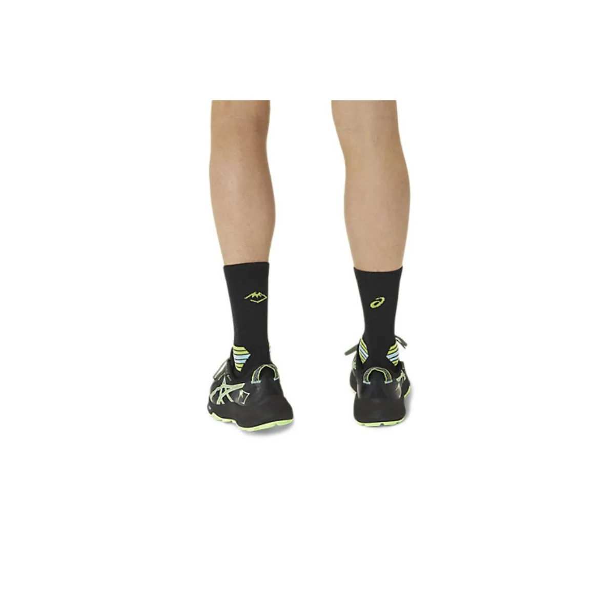 Asics Fujitrail Run Socks Black Green