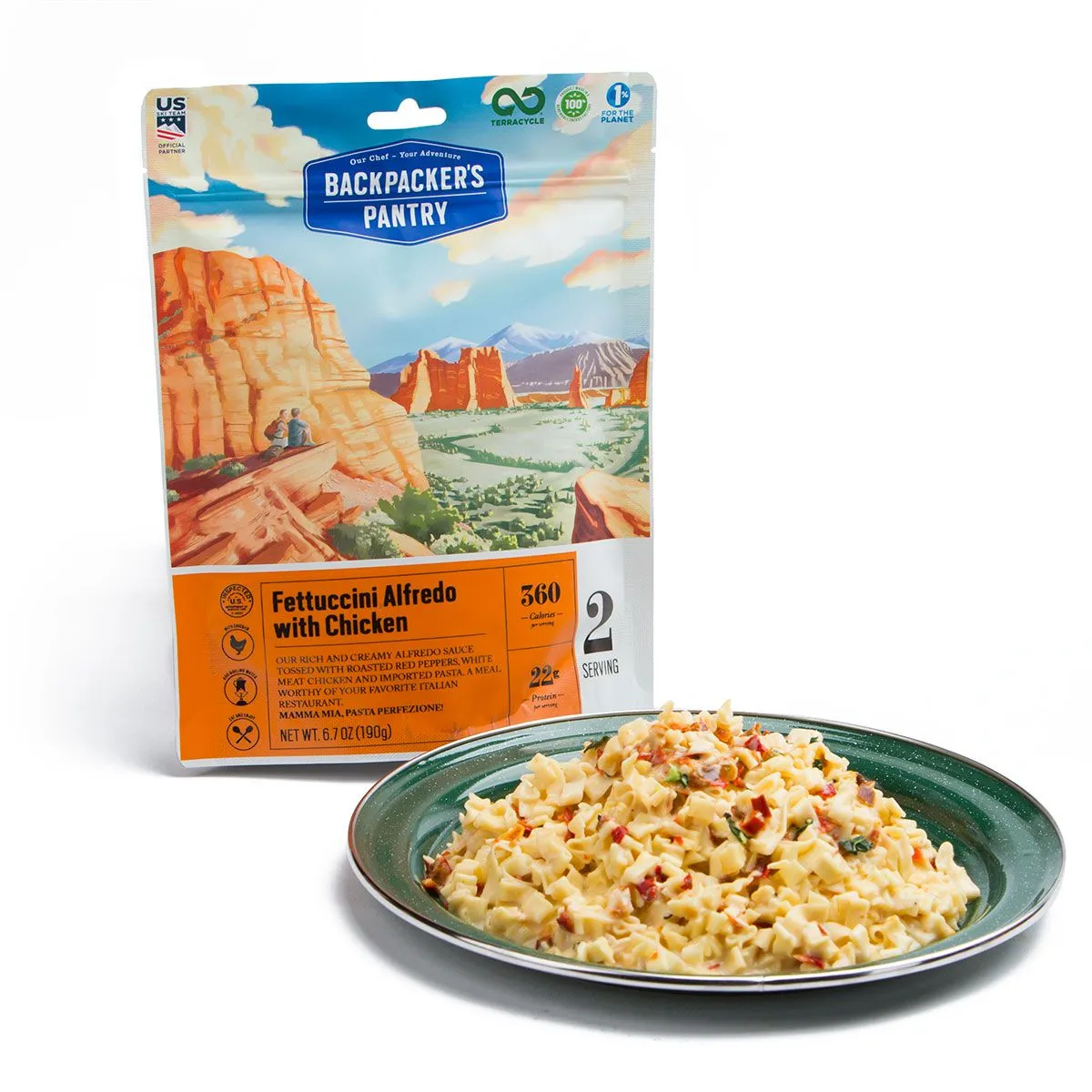 Backpacker's Pantry Fettuccini Alfredo W/ Chicken