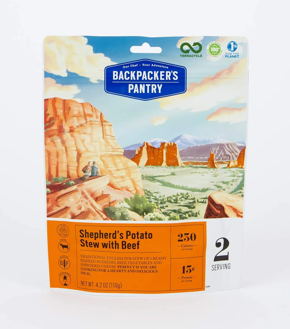 Backpacker's Pantry - Shepherd's Potato Stew with Beef - 2 Servings