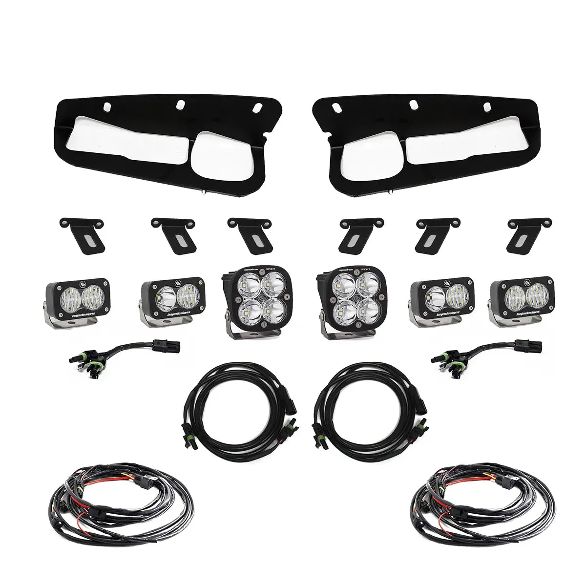 Baja Designs Squadron Sport/S2 Sport Fog Pocket Light Kit For Bronco (2021-2022)