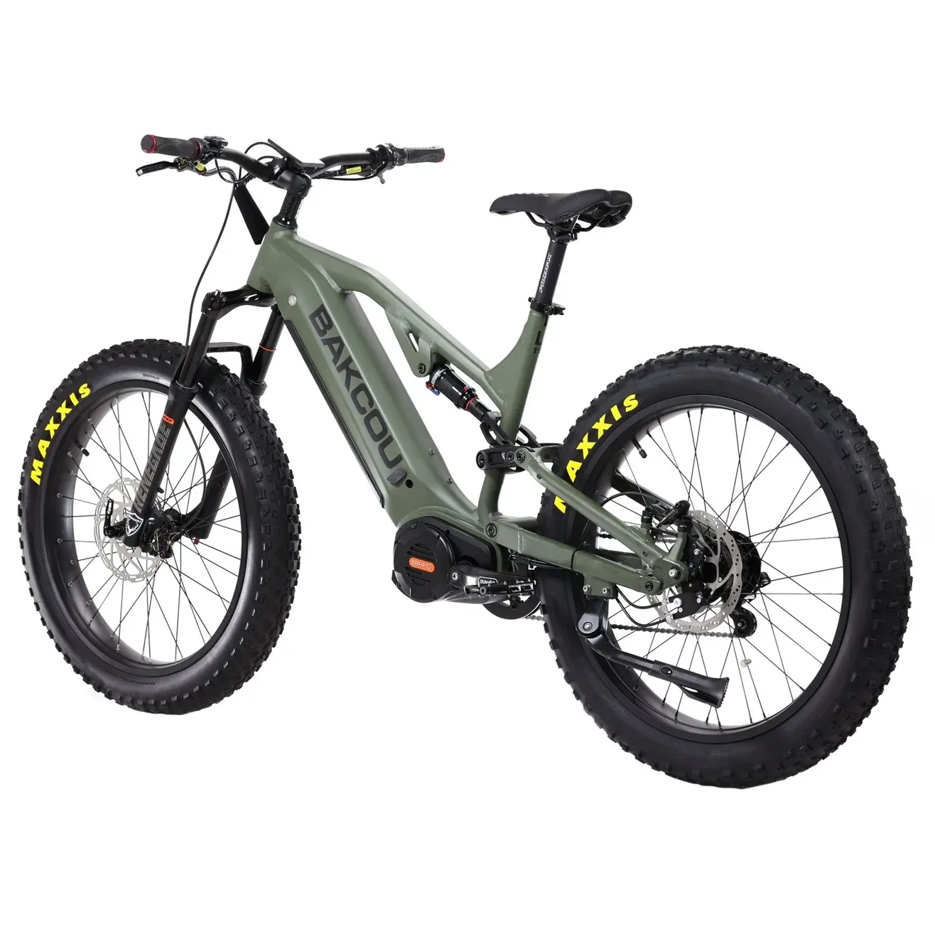 Bakcou 1500W Scout Jager Full Suspension Fat Tire Electric Bike