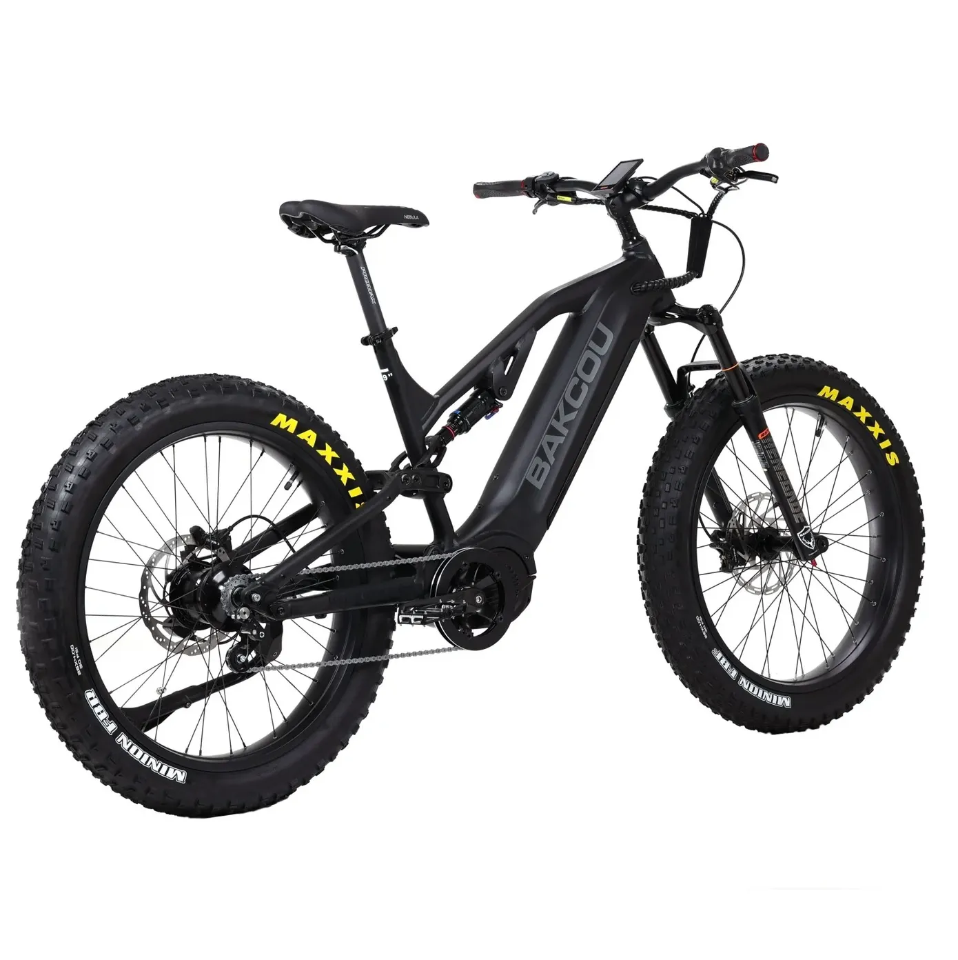 Bakcou 1500W Scout Jager Full Suspension Fat Tire Electric Bike