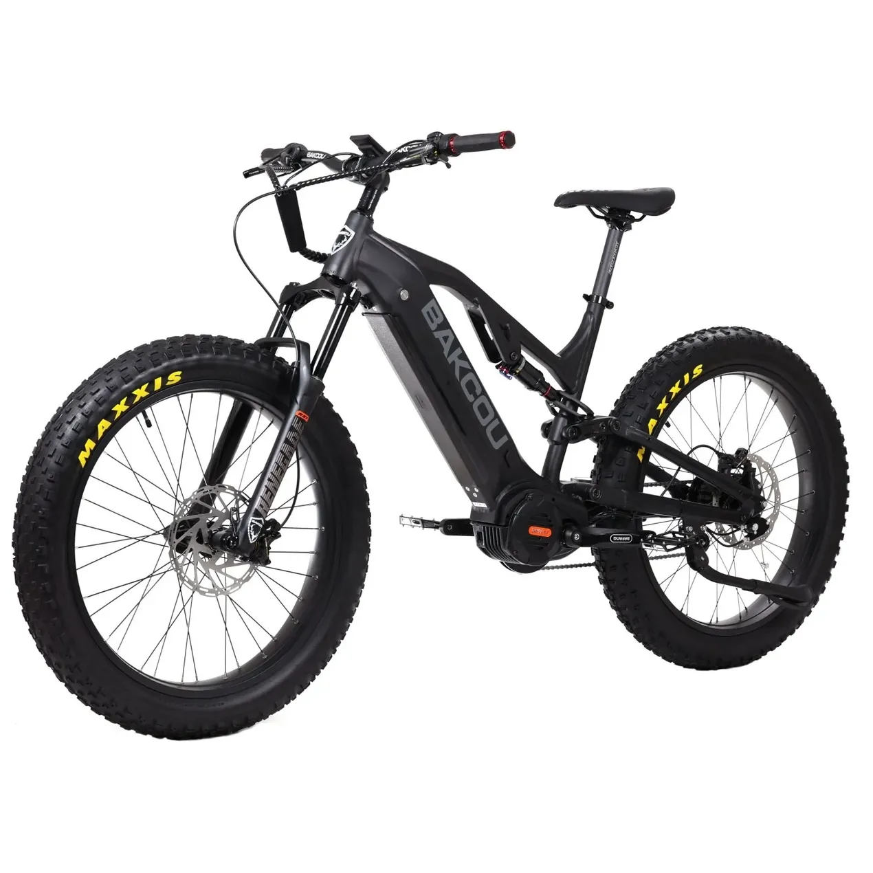 Bakcou 1500W Scout Jager Full Suspension Fat Tire Electric Bike