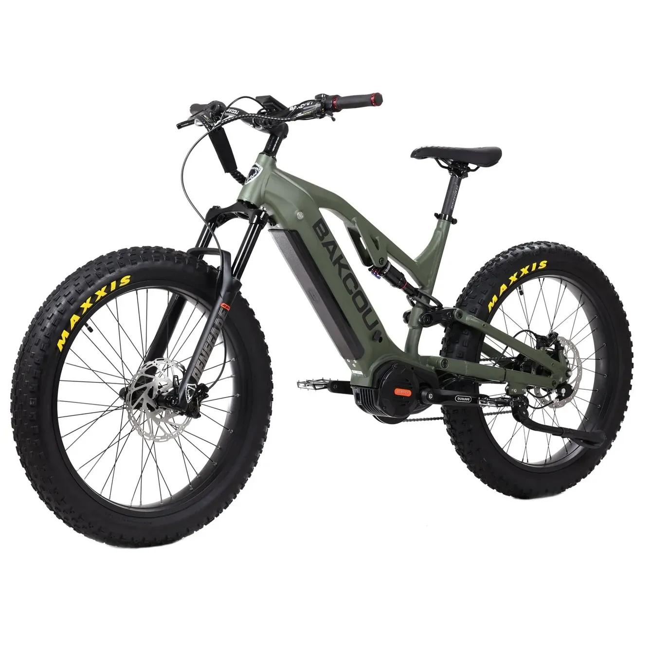 Bakcou 1500W Scout Jager Full Suspension Fat Tire Electric Bike