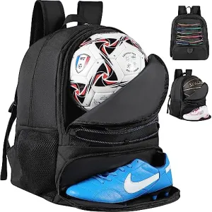 Basketball Bag Backpack for Women Men with Ball & Shoes Compartment 30L Capacity Lightweight Breathable Girls Boys Soccer Ball Bag Backpack Fit Volleyball Football Sports Travel School Gym Pink Camo