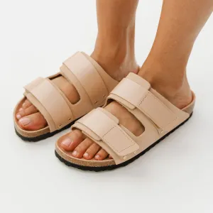 Birkenstock Uji Nubuck Leather-New Beige