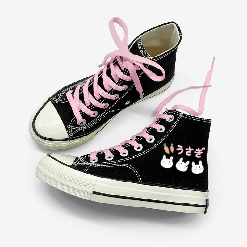 Black Usagi High Tops