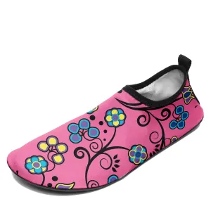 Blue Trio Bubblegum Kid's Sockamoccs Slip On Shoes