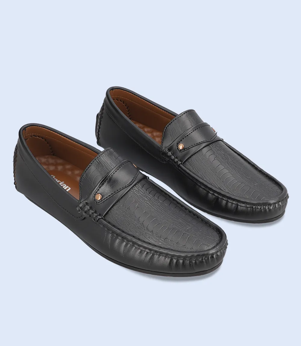 BM6679-BLACK-Men Loafer