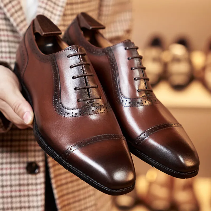 Brogue Oxford Dress Shoes