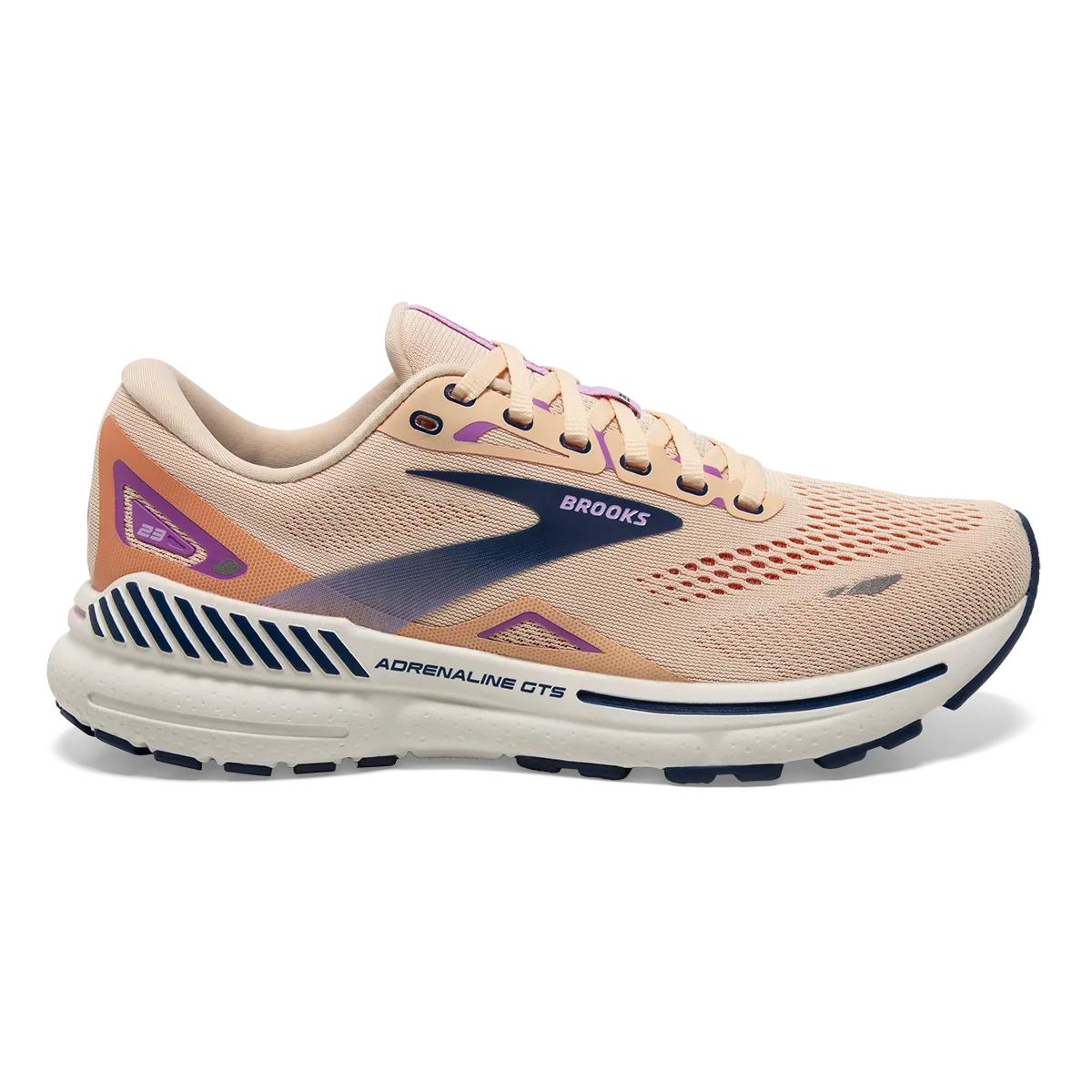 Brooks Adrenaline GTS 23 - Apricot - Estate Blue - Orchid