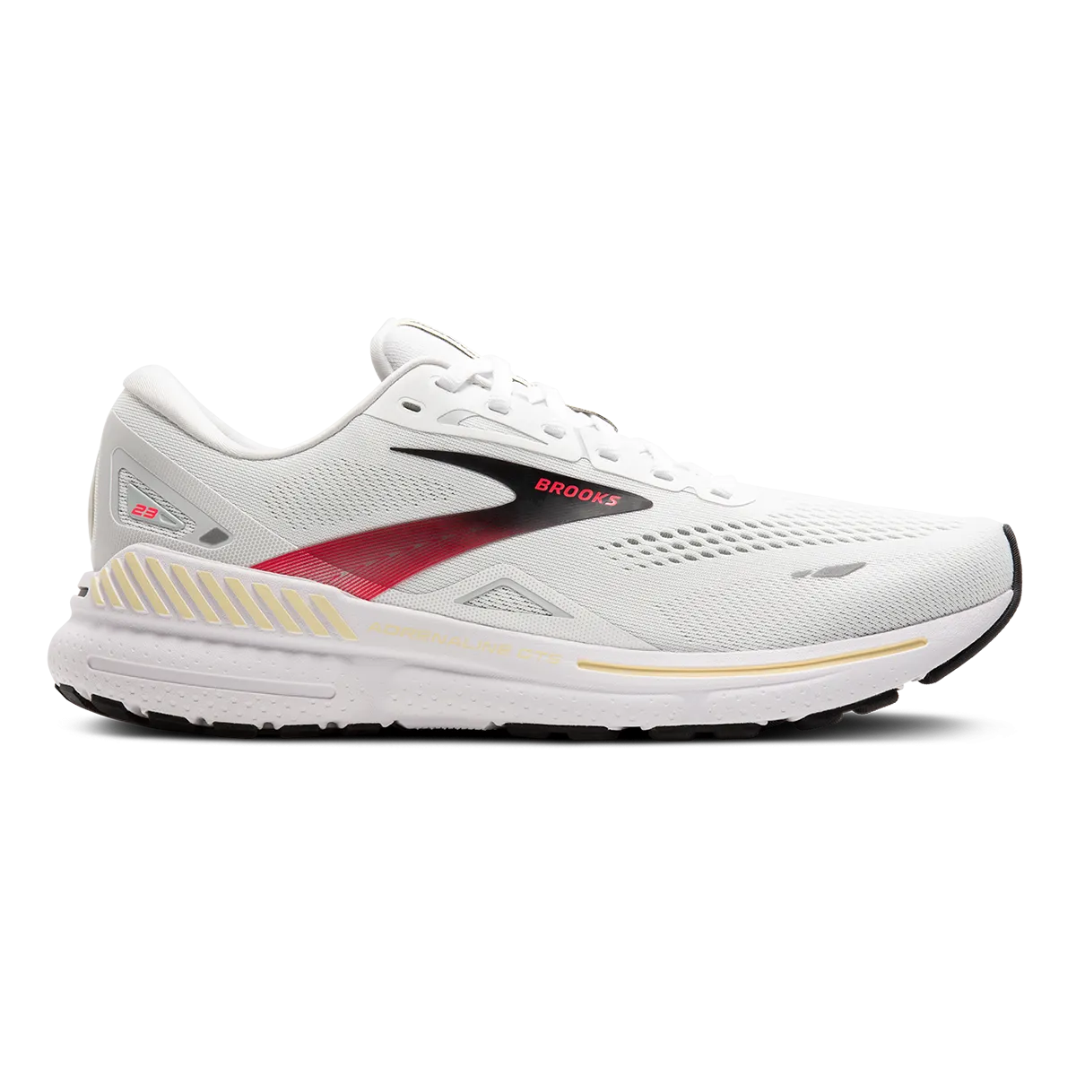 Brooks Adrenaline GTS 23 - White - Cream - Pink