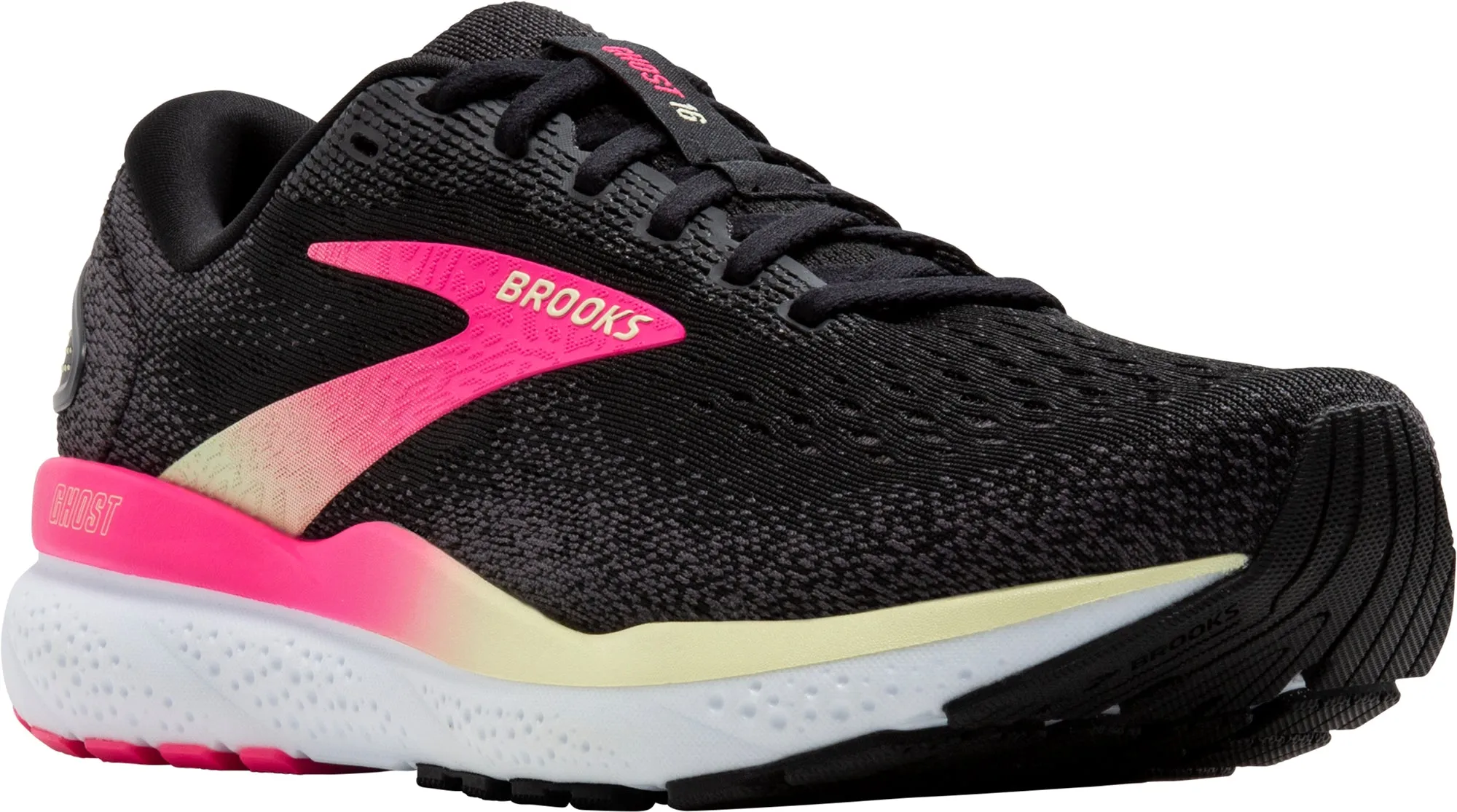 Brooks Ghost 16 Narrow Fit Womens Running Shoes - Black