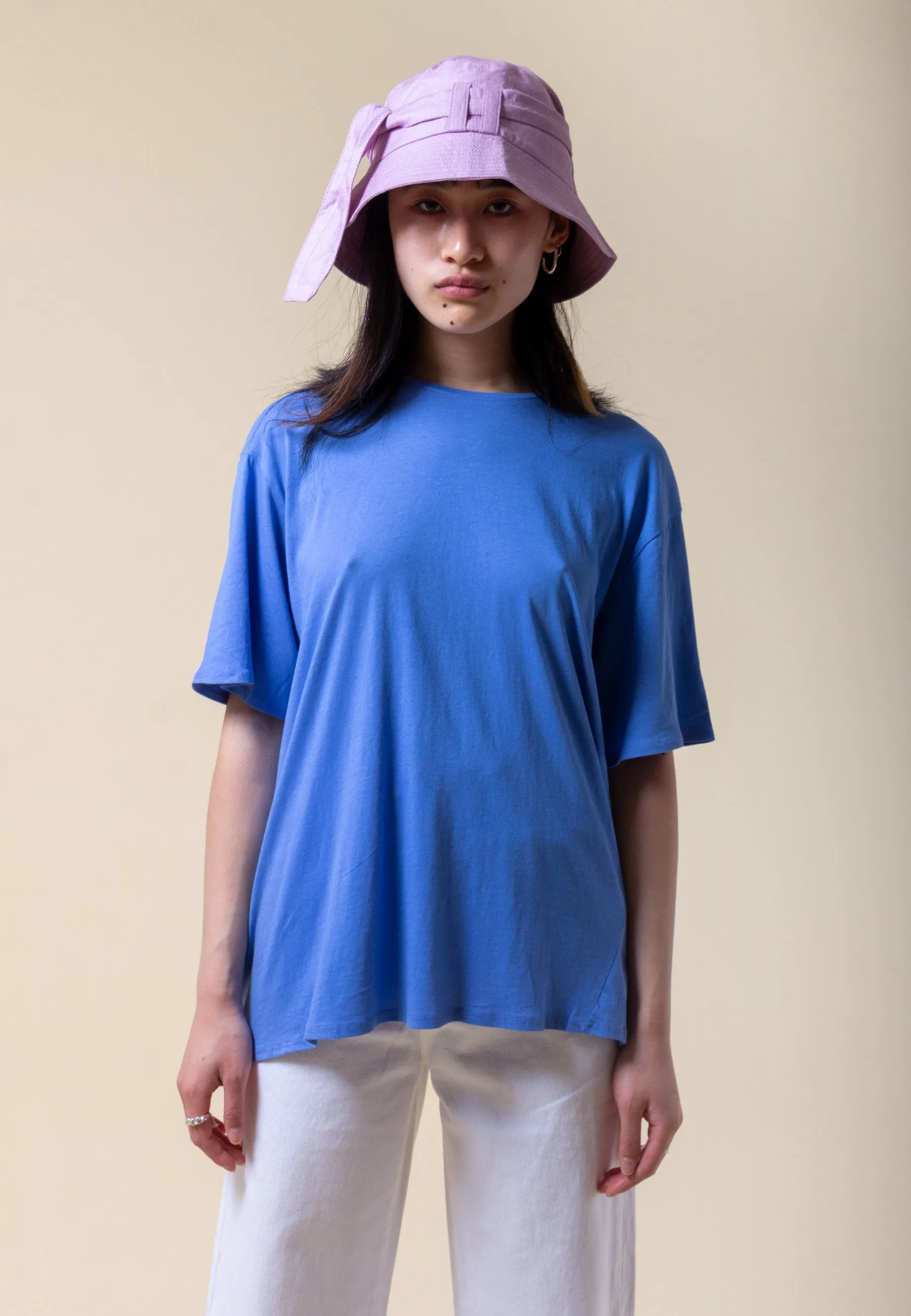 Building Block Light Tee - periwinkle blue