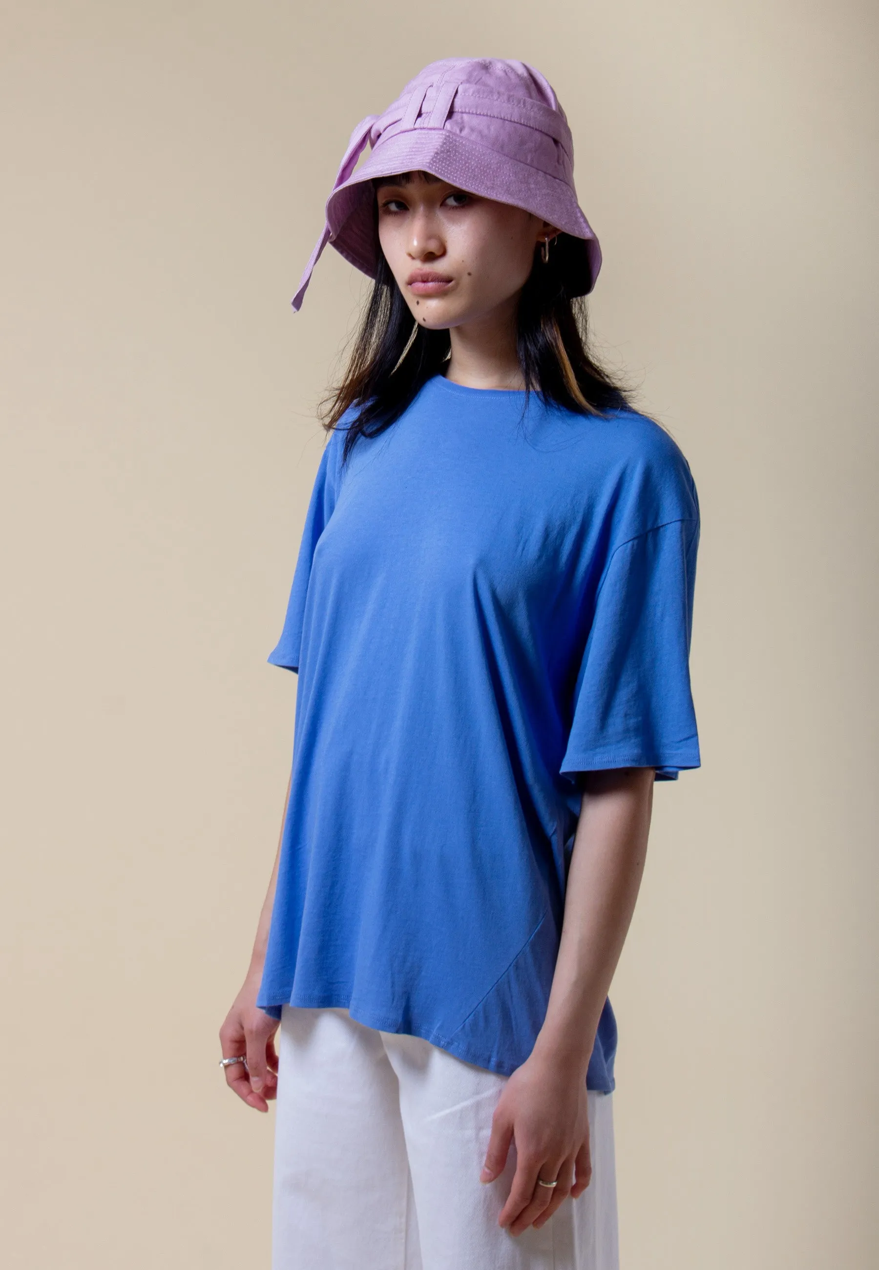 Building Block Light Tee - periwinkle blue