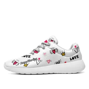 Business gifts ideas, custom corporate gifts Personalized Valentine's Sneakers, Custom Love's Shoes, Heart Design Gift,NL-067-23023001