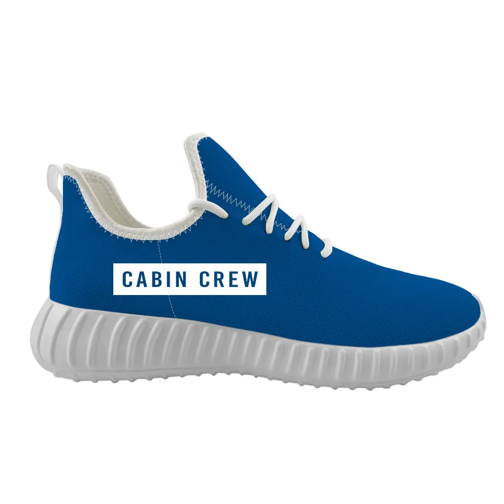 Cabin Crew Text Designed Sport Sneakers & Shoes (WOMEN)