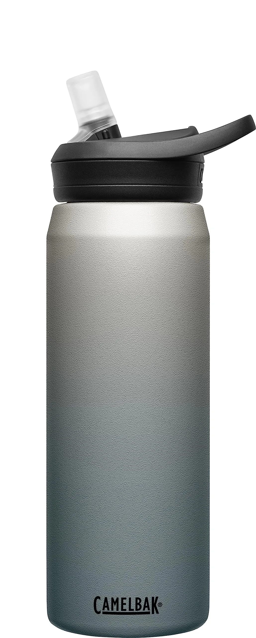 CamelBak Eddy  Water Bottle with Straw - Insulated Stainless Steel, 25 oz, Silver Mint Mountain