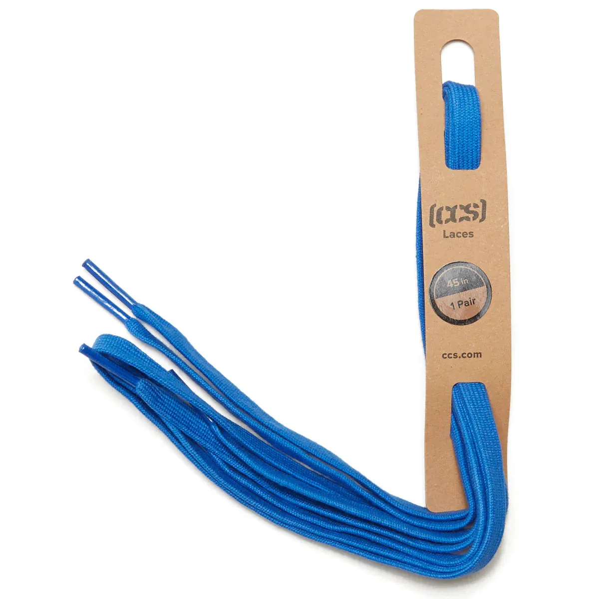 CCS Flat Lace Shoelaces - Royal - 45"