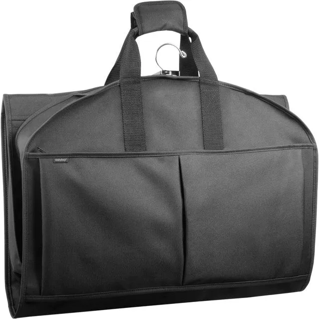 Clemco WallyBags 48" Deluxe Tri-Fold Travel Garment Bag with 3 Pockets 510 Black