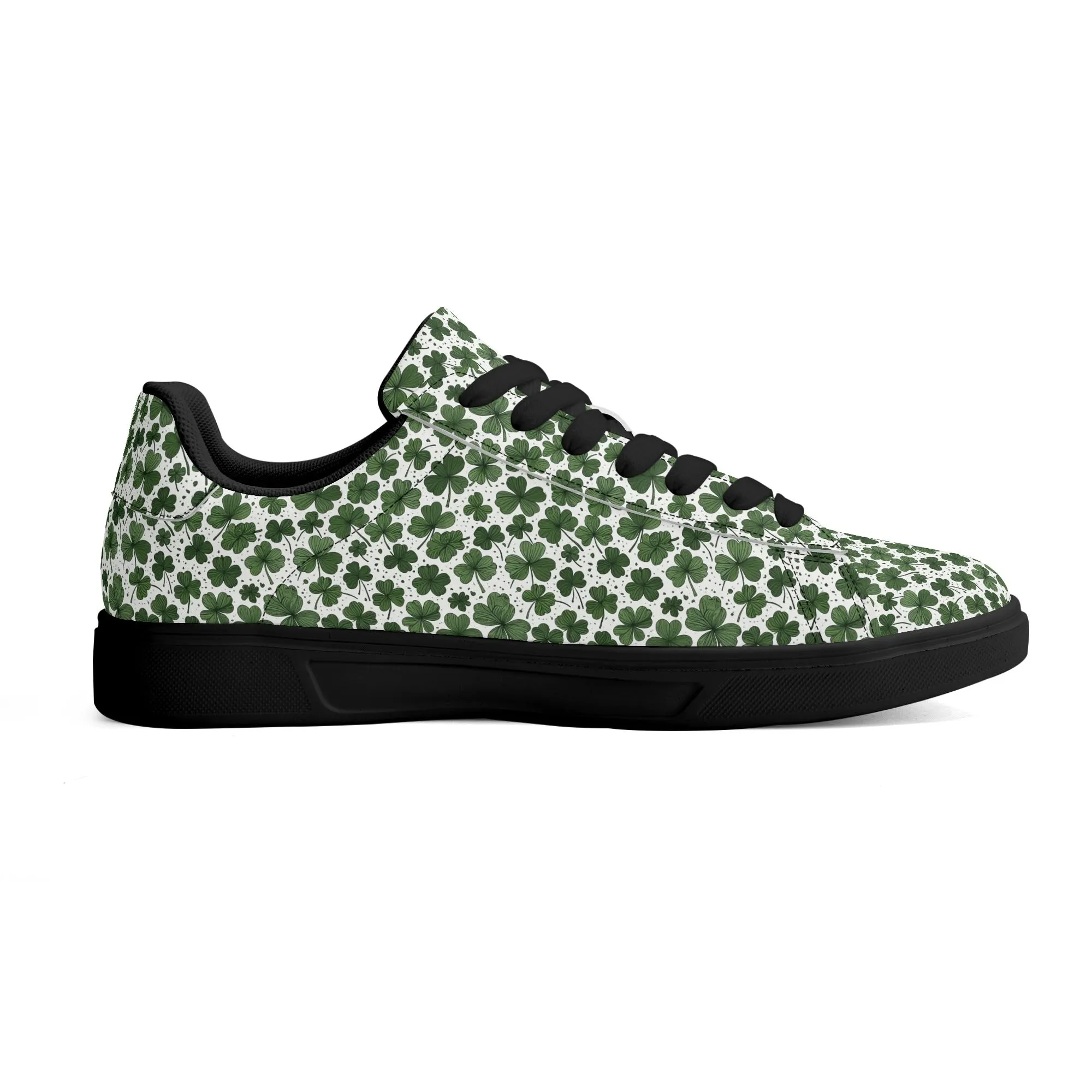 Clovers Adult Lightweight Brand Low Top Leather Shoes