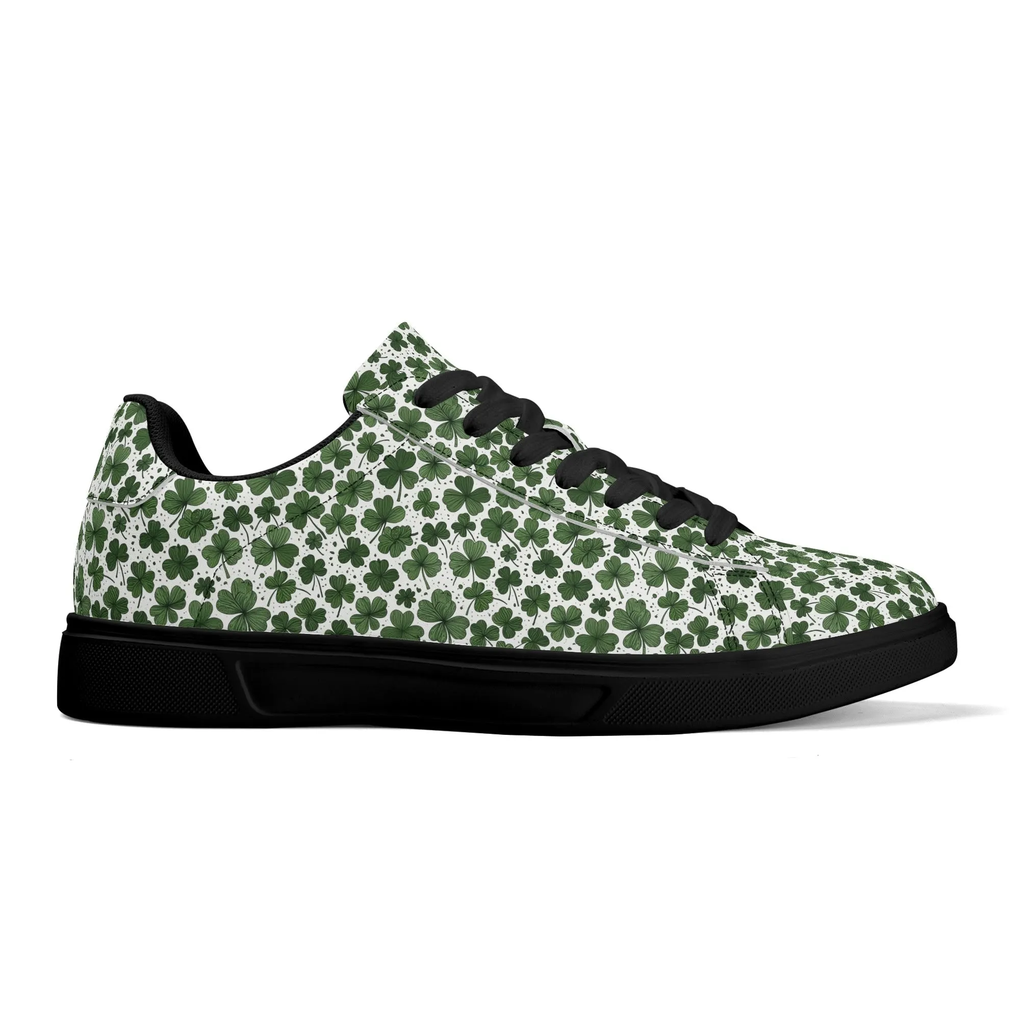 Clovers Adult Lightweight Brand Low Top Leather Shoes