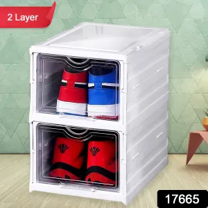 Compact 2-Layer Storage Rack for Closet & Kitchen