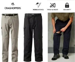 Craghoppers Mens Kiwi Zip Off Convertible Nosi Trousers