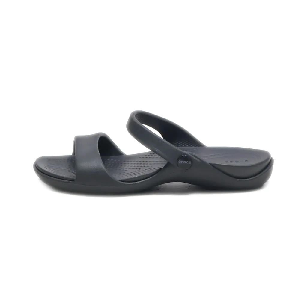 Crocs Bayaband Slippers Rubber Black Colour For Women