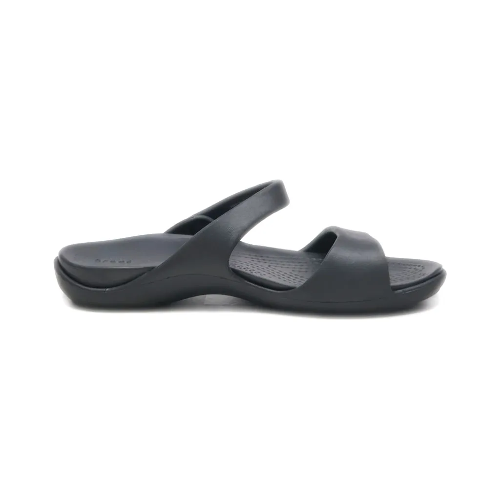 Crocs Bayaband Slippers Rubber Black Colour For Women