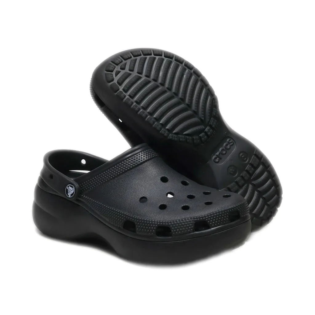 Crocs Classic Platfrom Clogs Eva Black Colour For Women