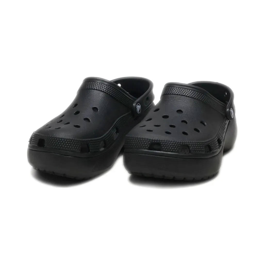 Crocs Classic Platfrom Clogs Eva Black Colour For Women