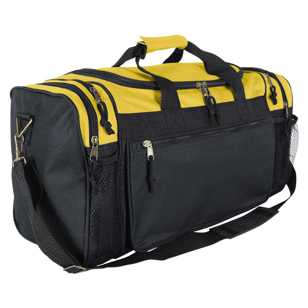 Dalix 20" Sports Duffel Bag with Mesh and Valuables Pockets