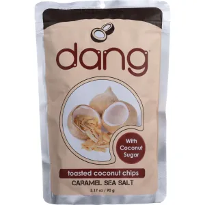 Dang Coconut Chips - Caramel Sea Salt - 3.17 Oz - Case Of 12