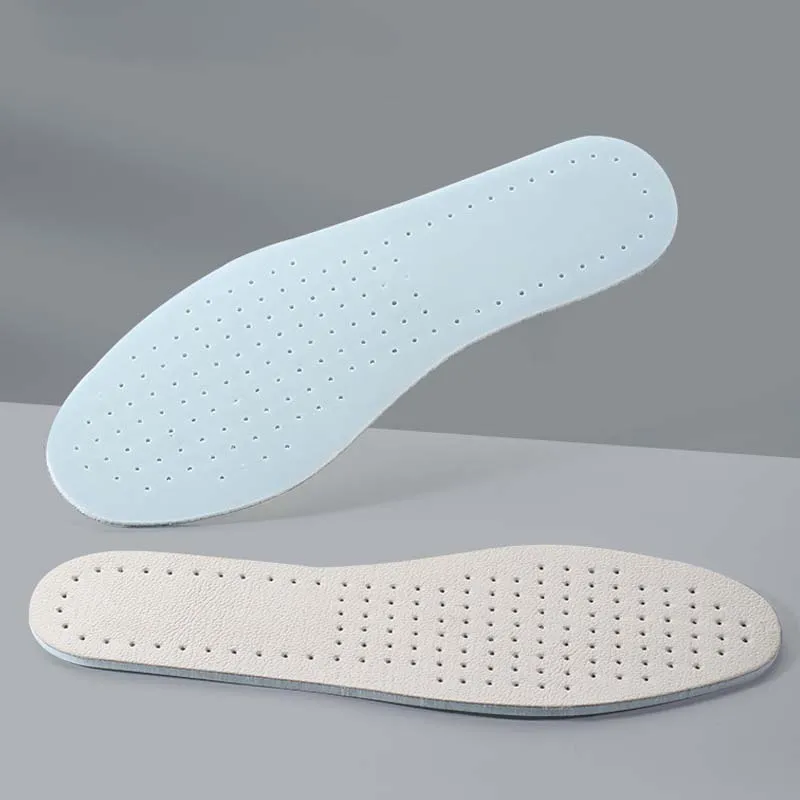 Dbeck® Breathable High-Elastic Leather Latex Insoles for Summer