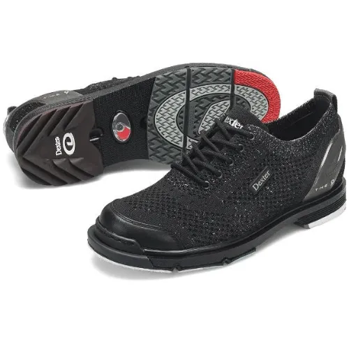 Dexter Womens THE 9 ST Black/Silver Bowling Shoes